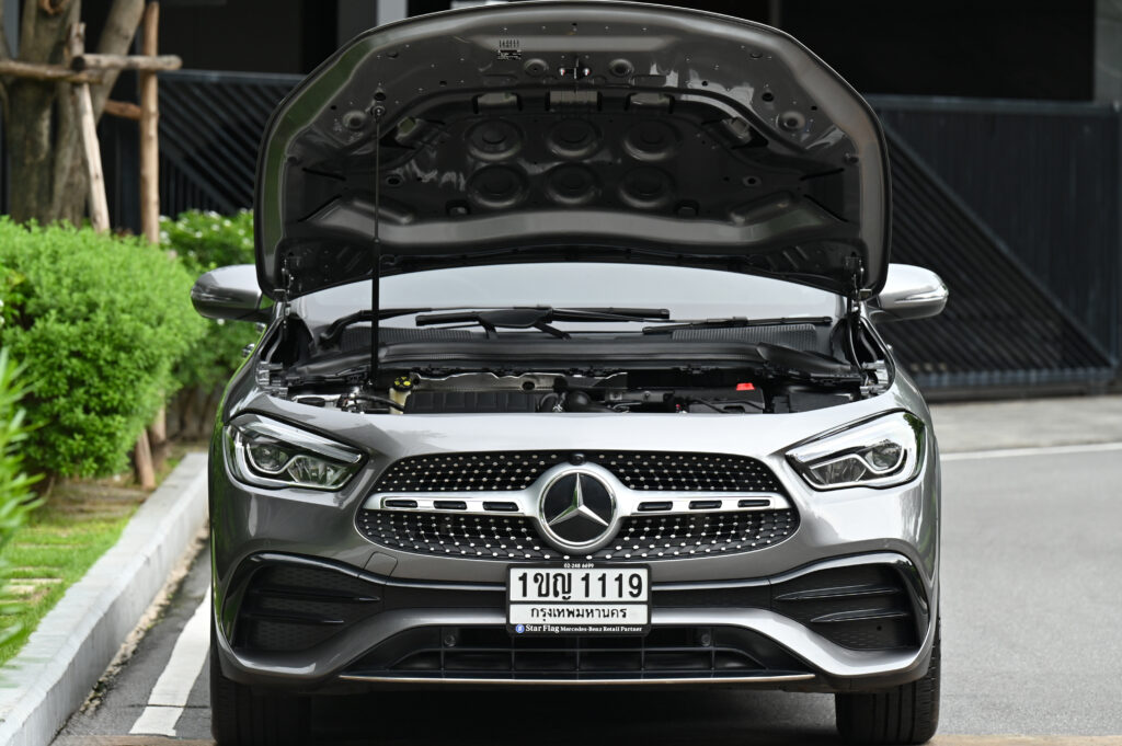 23,050 km Benz GLA 200 AMG Dynamic MY2022 ปรับเพิ่มอุปกรณ์แล้ว รถบ้านใช้งานน้อยมากสภาพดีเยี่ยมครับ