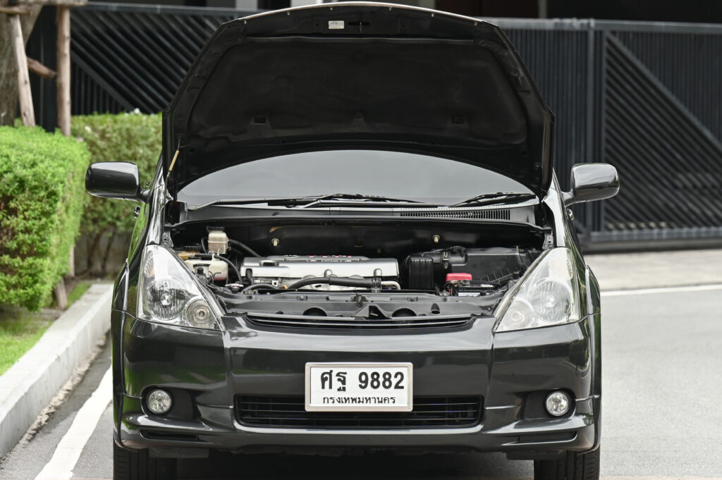 97,526 km Toyota Wish 2.0Q รถบ้านมือเดียวซื้อเงินสดสภาพดี มีประวัติศูนย์โตโยต้า