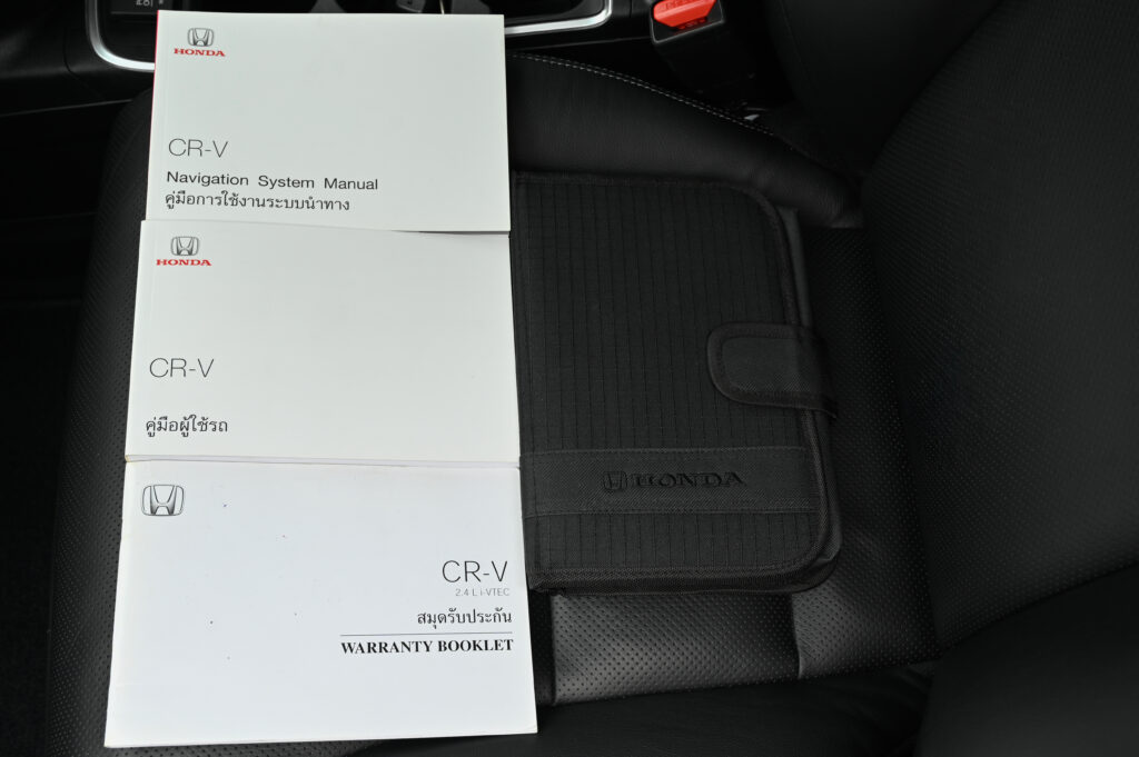60,000 km Honda CR-V 2.4 EL 4WD Gen4 Minorchange รถบ้านมือเดียวสภาพดี ไมล์แท้มีประวัติศูนย์ทุกระยะ
